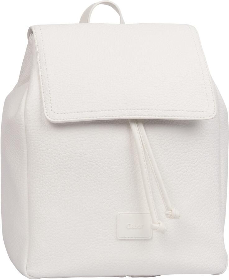 Gabor Rugzak Elfie uit fijn nerf glad kunstleer en met een logo rubber patch - Foto 4