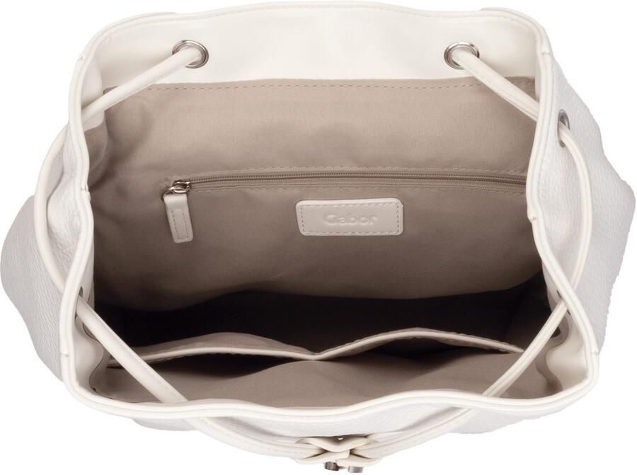 Gabor Rugzak Elfie uit fijn nerf glad kunstleer en met een logo rubber patch - Foto 2