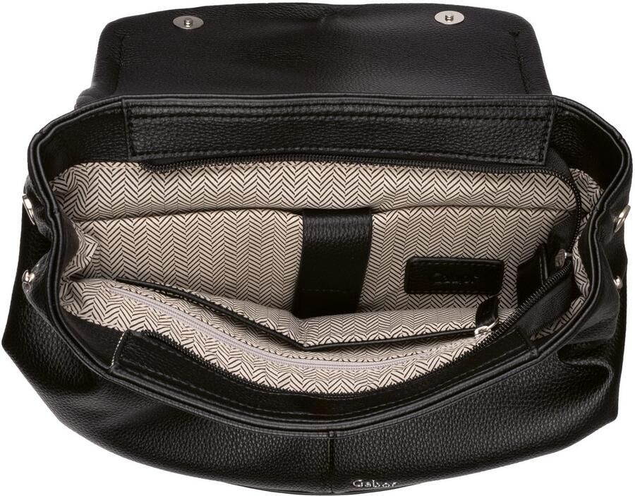 Gabor Rugzak Lenea van licht gestructureerd leerimitatie met decoratieve stiksels - Foto 2