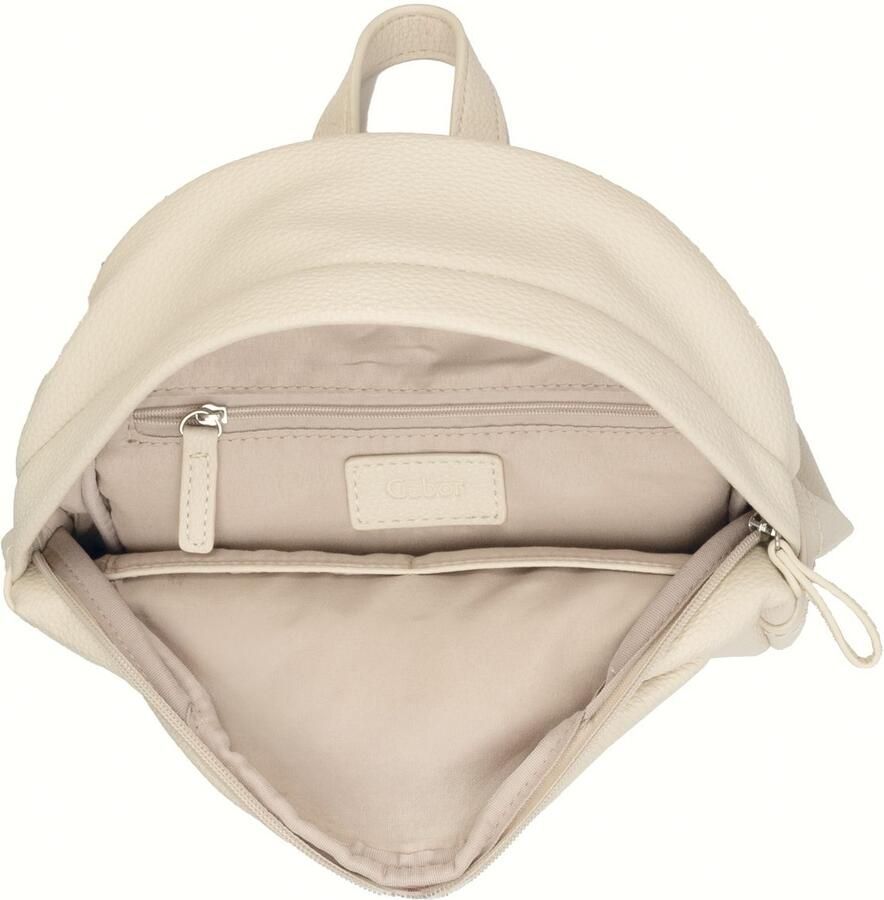 Gabor Rugzak Lenea van zacht licht imitatieleer casual in praktische formaat