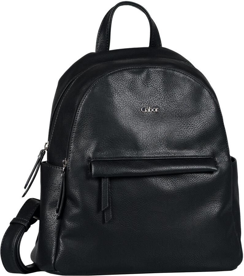 Gabor Rugzak MINA van zacht licht imitatieleer casual in praktische formaat