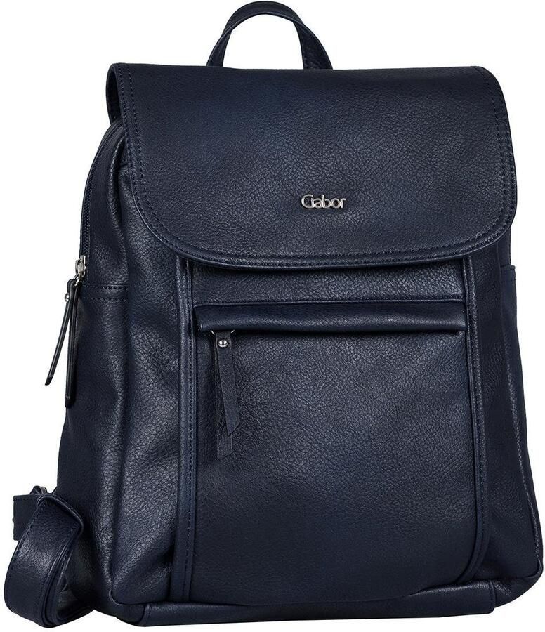Gabor Rugzak MINA van zacht licht imitatieleer casual in praktische formaat