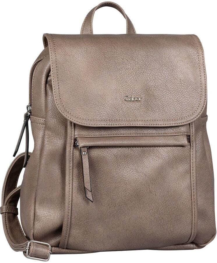 Gabor Rugzak MINA van zacht licht imitatieleer casual in praktische formaat - Foto 1