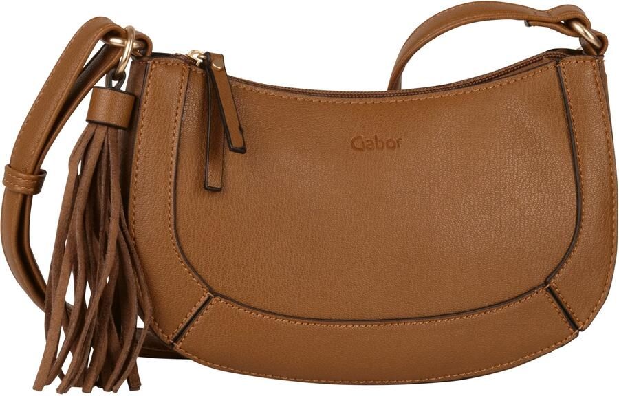 Gabor Schoudertas Aki met hoogwaardig afgewerkte randen en grote kwast-hanger - Foto 2