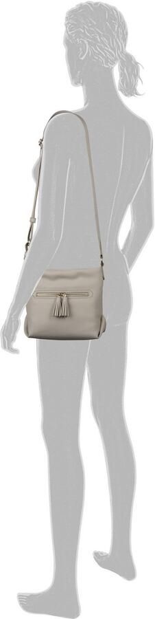 Gabor Schoudertas Anthina uit zacht nerf leerimitat met decoratief kwastdetail - Foto 3