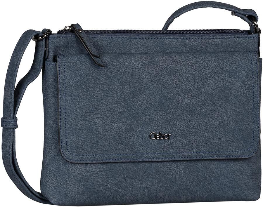 Gabor Schoudertas Avaly van zacht nubuck imitatieleer modieuze compacte metgezel