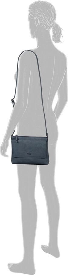 Gabor Schoudertas Avaly van zacht nubuck imitatieleer modieuze compacte metgezel - Foto 2