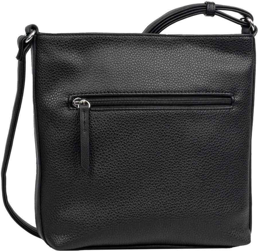 Gabor Schoudertas Elfie uit fijn nerf glad kunstleer en met een logo rubber patch