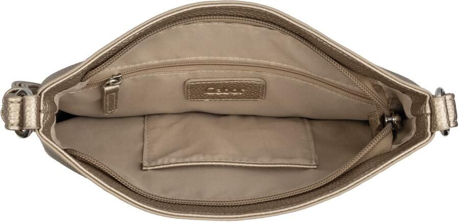 Gabor Schoudertas Elfie uit fijn nerf glad kunstleer en met een logo rubber patch - Foto 3