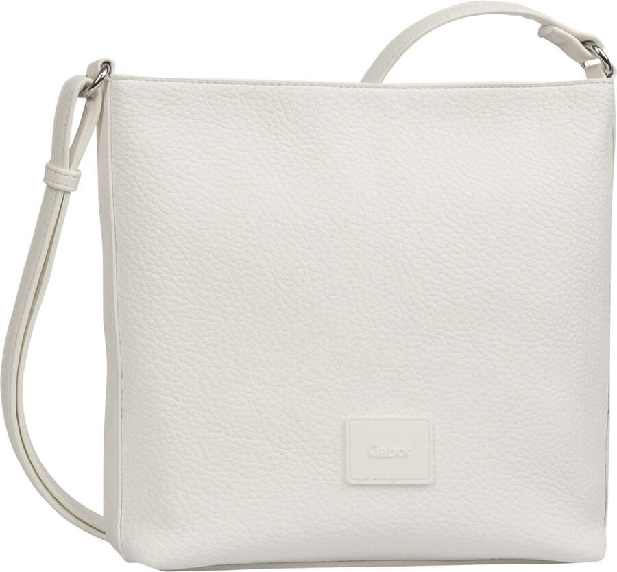 Gabor Schoudertas Elfie uit fijn nerf glad kunstleer en met een logo rubber patch - Foto 3