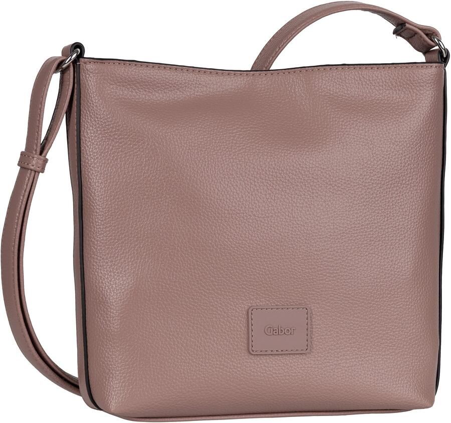 Gabor Schoudertas Elfie uit fijn nerf glad kunstleer en met een logo rubber patch - Foto 5