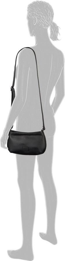 Gabor Schoudertas Elfie uit fijn nerf glad kunstleer en met een logo rubber patch - Foto 4