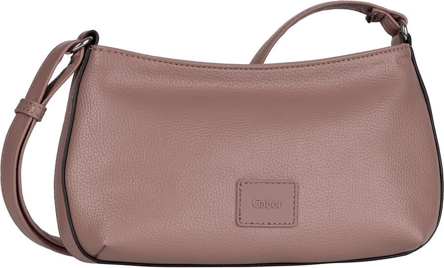 Gabor Schoudertas Elfie uit fijn nerf glad kunstleer en met een logo rubber patch - Foto 4