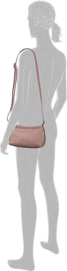 Gabor Schoudertas Elfie uit fijn nerf glad kunstleer en met een logo rubber patch - Foto 3