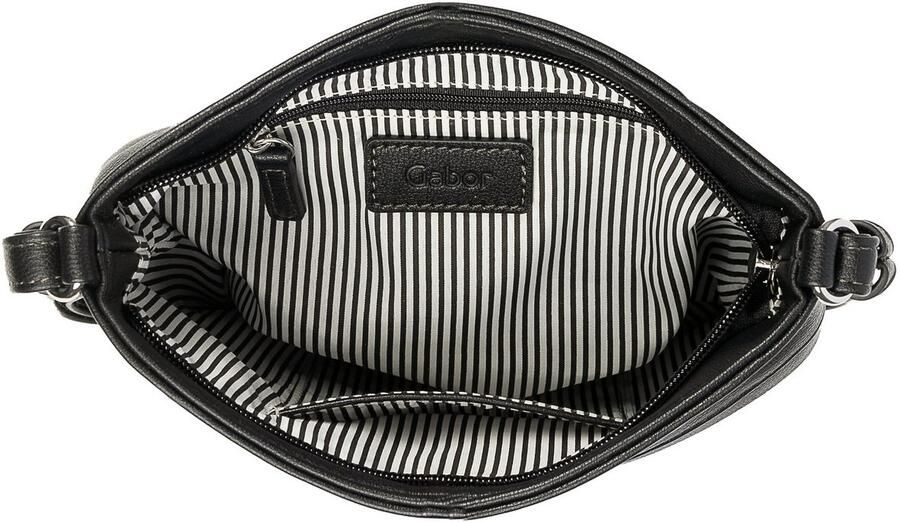 Gabor Schoudertas Faye van fijn generfd imitatieleer in een rechtlijnige stijl met zes vakken - Foto 2