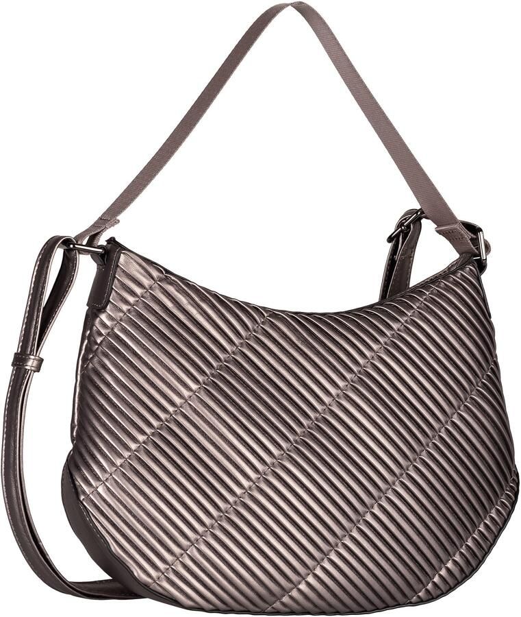 Gabor Schoudertas Finley gestikte plooien op zacht imitatieleer in diagonale lijnen - Foto 5