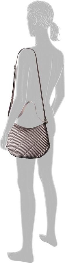 Gabor Schoudertas Finley gestikte plooien op zacht imitatieleer in diagonale lijnen - Foto 4