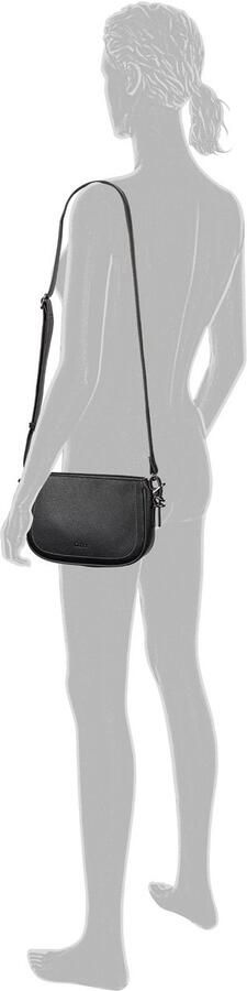 Gabor Schoudertas Galinna zacht imitatieleer met metalen details en contrastnaden - Foto 3