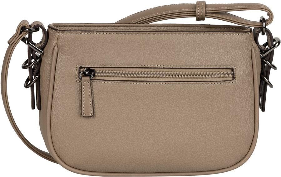 Gabor Schoudertas Galinna zacht imitatieleer met metalen details en contrastnaden - Foto 2