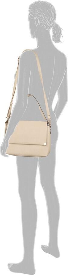 Gabor Schoudertas Gela zacht kunstleer met elegante schouderband van edel weefband - Foto 3