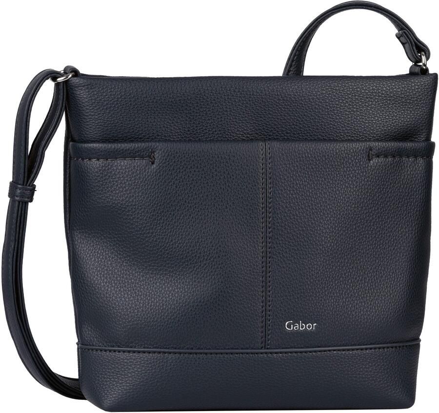 Gabor Schoudertas Lenea van licht gestructureerd leerimitatie met decoratieve stiksels - Foto 3