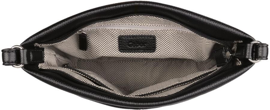 Gabor Schoudertas Lenea van licht gestructureerd leerimitatie met decoratieve stiksels - Foto 2