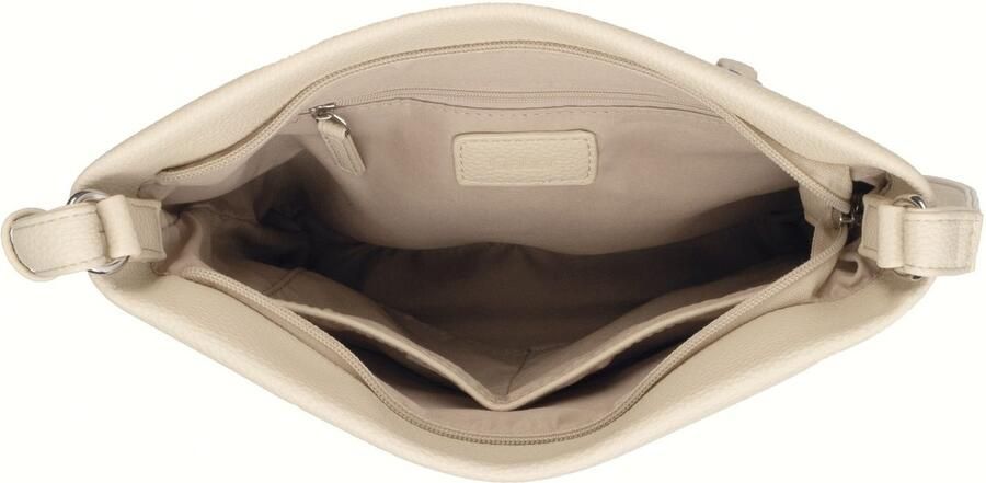 Gabor Schoudertas Lenea van licht gestructureerd leerimitatie met decoratieve stiksels - Foto 2