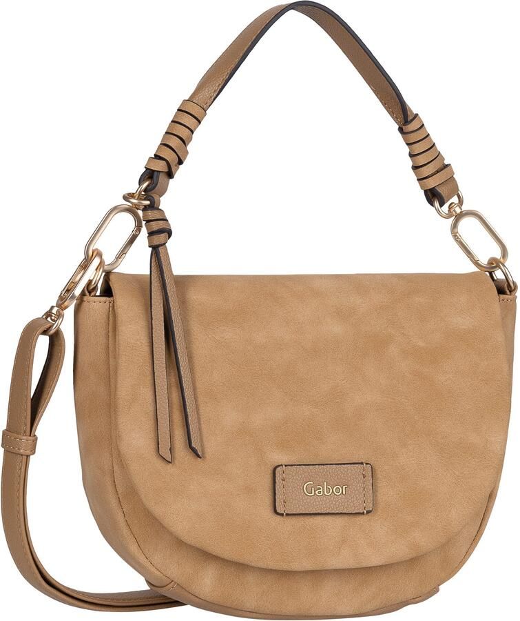 Gabor Schoudertas Lida zacht nubuck-imitatieleer en vor met uitvoerige schouderrie - Foto 6