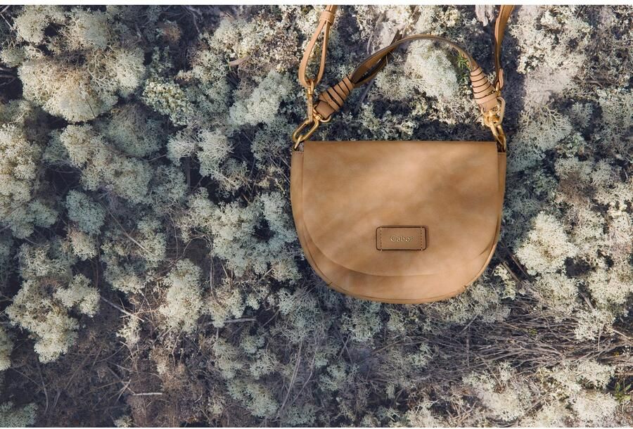 Gabor Schoudertas Lida zacht nubuck-imitatieleer en vor met uitvoerige schouderrie - Foto 3