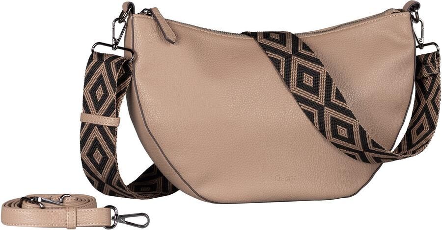 Gabor Schoudertas LINDA zacht kunstleer met elegante schouderband van edel weefband - Foto 5