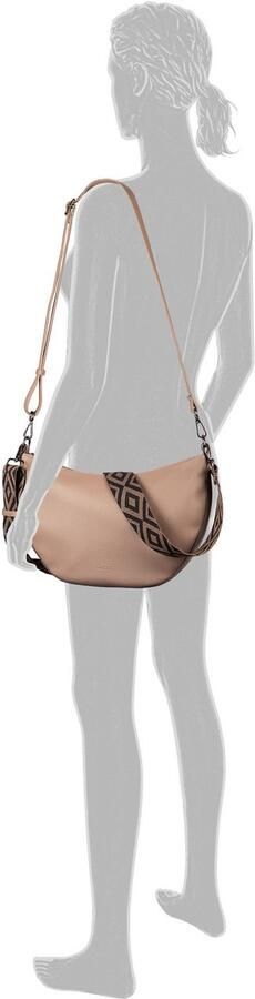 Gabor Schoudertas LINDA zacht kunstleer met elegante schouderband van edel weefband - Foto 4