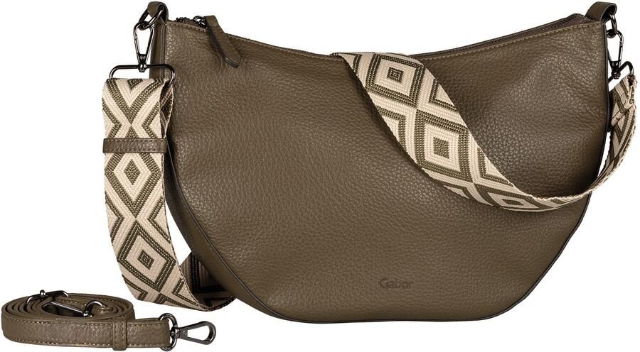 Gabor Schoudertas LINDA zacht kunstleer met elegante schouderband van edel weefband - Foto 5