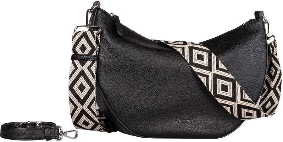 Gabor Schoudertas LINDA zacht kunstleer met elegante schouderband van edel weefband - Foto 5