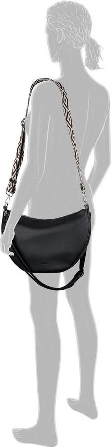 Gabor Schoudertas LINDA zacht kunstleer met elegante schouderband van edel weefband - Foto 4