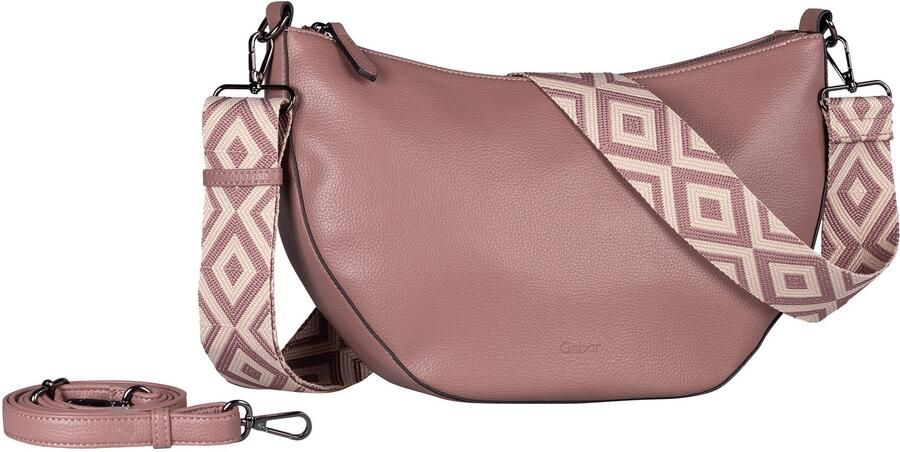 Gabor Schoudertas LINDA zacht kunstleer met elegante schouderband van edel weefband - Foto 4