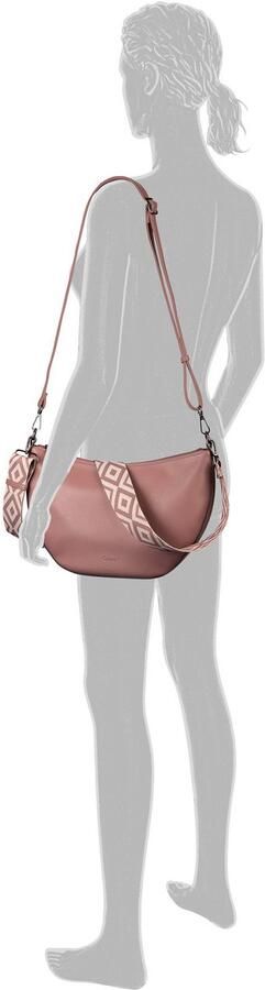 Gabor Schoudertas LINDA zacht kunstleer met elegante schouderband van edel weefband - Foto 3