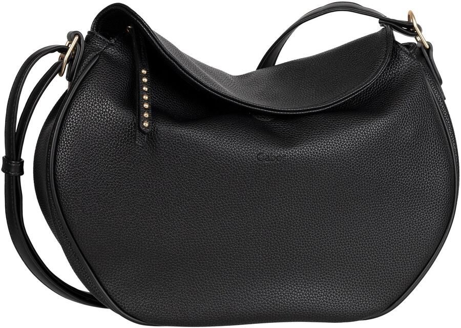 Gabor Schoudertas Marcella gripvast imitatieleer in subtiele vor met klinknagels versierde rits - Foto 5