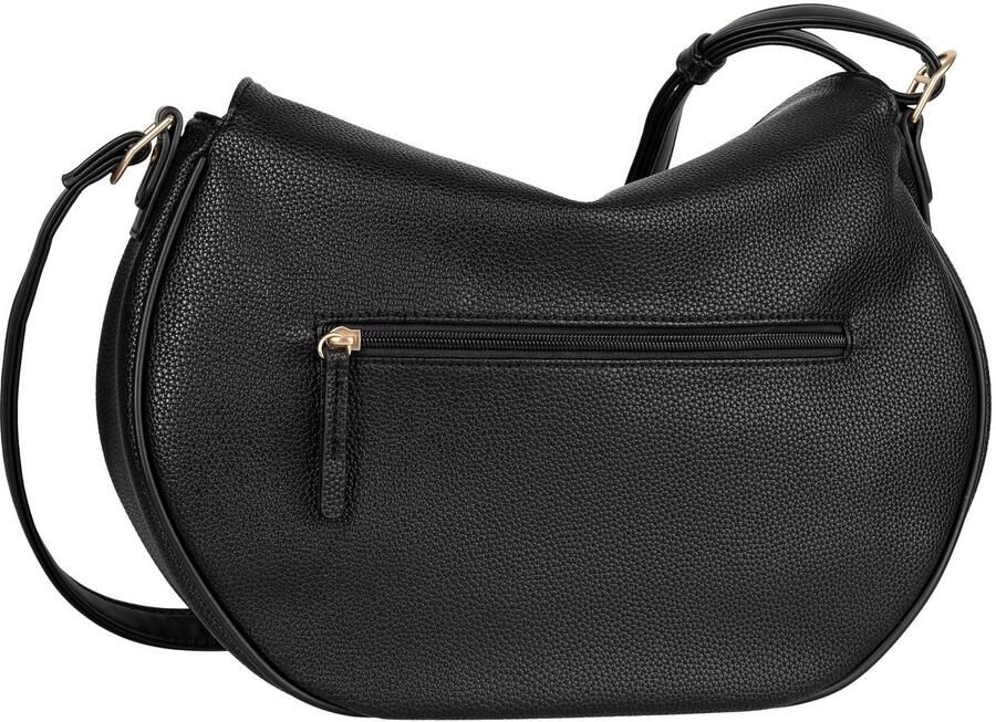 Gabor Schoudertas Marcella gripvast imitatieleer in subtiele vor met klinknagels versierde rits - Foto 2