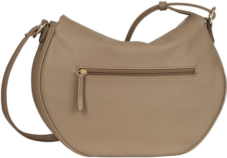 Gabor Schoudertas Marcella gripvast imitatieleer in subtiele vor met klinknagels versierde rits - Foto 2