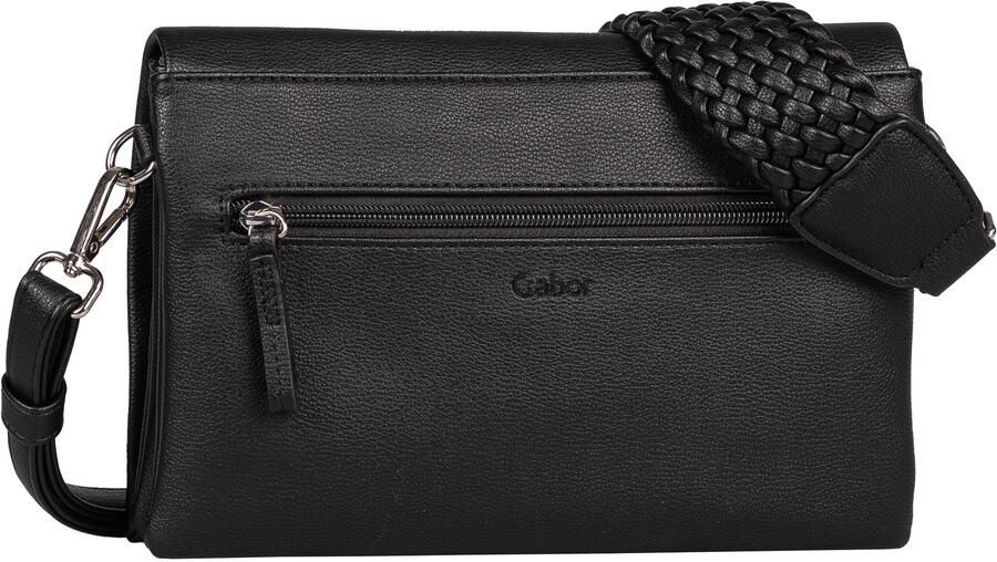 Gabor Schoudertas Veri uit zacht nerf leerimitat met ingewikkeld gevlochten handgrepen - Foto 3