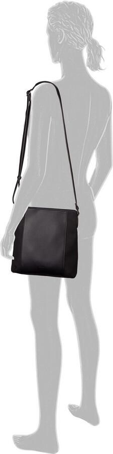 Gabor Schoudertas WANDA van licht generfd imitatieleer met slangenstructuur en stiksels - Foto 4