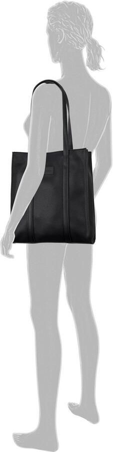 Gabor Shopper Elfie uit fijn nerf glad kunstleer en met een logo rubber patch - Foto 3