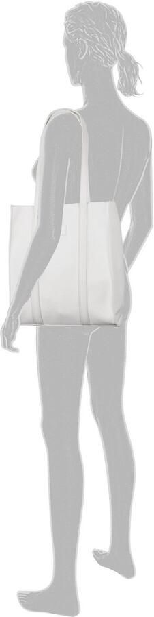 Gabor Shopper Elfie uit fijn nerf glad kunstleer en met een logo rubber patch - Foto 3