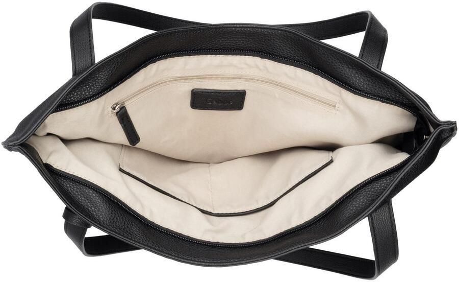 Gabor Shopper Elfie uit fijn nerf glad kunstleer en met een logo rubber patch - Foto 2