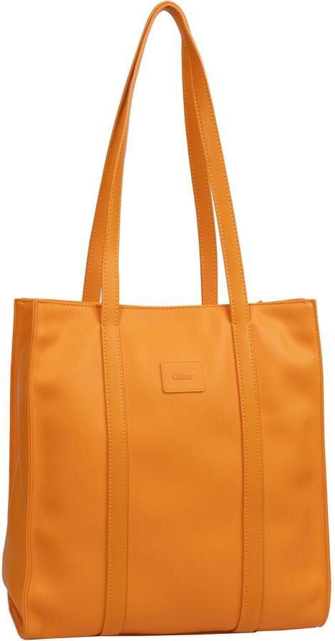 Gabor Shopper Elfie uit fijn nerf glad kunstleer en met een logo rubber patch - Foto 3