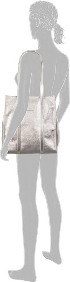 Gabor Shopper Elfie uit fijn nerf glad kunstleer en met een logo rubber patch - Foto 4