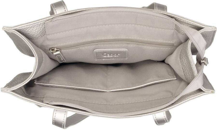 Gabor Shopper Elfie uit fijn nerf glad kunstleer en met een logo rubber patch - Foto 2