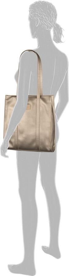 Gabor Shopper Elfie uit fijn nerf glad kunstleer en met een logo rubber patch - Foto 4