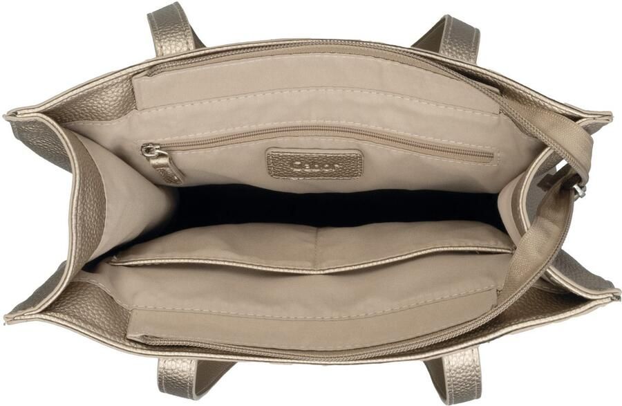 Gabor Shopper Elfie uit fijn nerf glad kunstleer en met een logo rubber patch - Foto 2