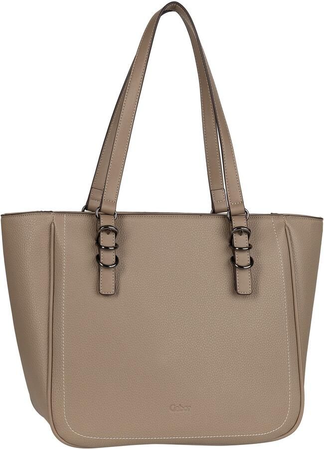 Gabor Shopper Galinna zacht imitatieleer met metalen details en contrastnaden - Foto 5